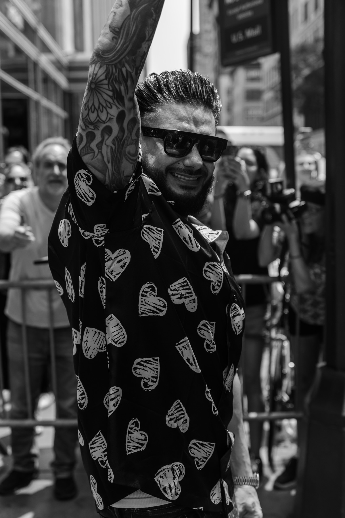 Pauly D (Paul DelVecchio) of Jersey Shore — portrait in New York City. Editorial photography by Brian Mullin, Pause Studios.
