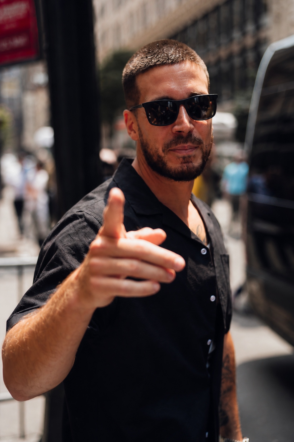 Vinny Guadagnino of Jersey Shore — portrait in New York City. Editorial photography by Brian Mullin, Pause Studios.